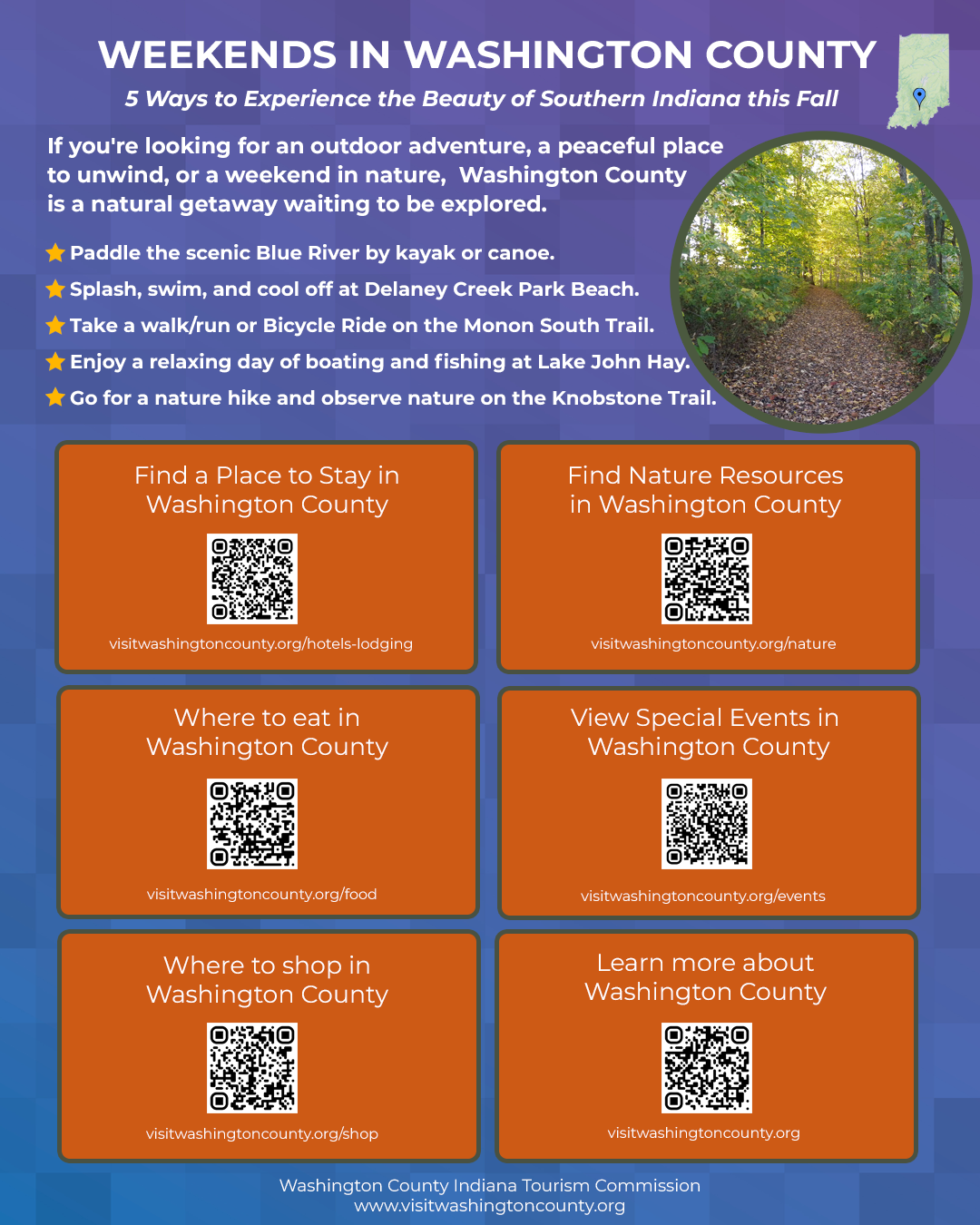 Click here to print out the Weekend Adventure Guide Click here to print out the Weekend Adventure Guide